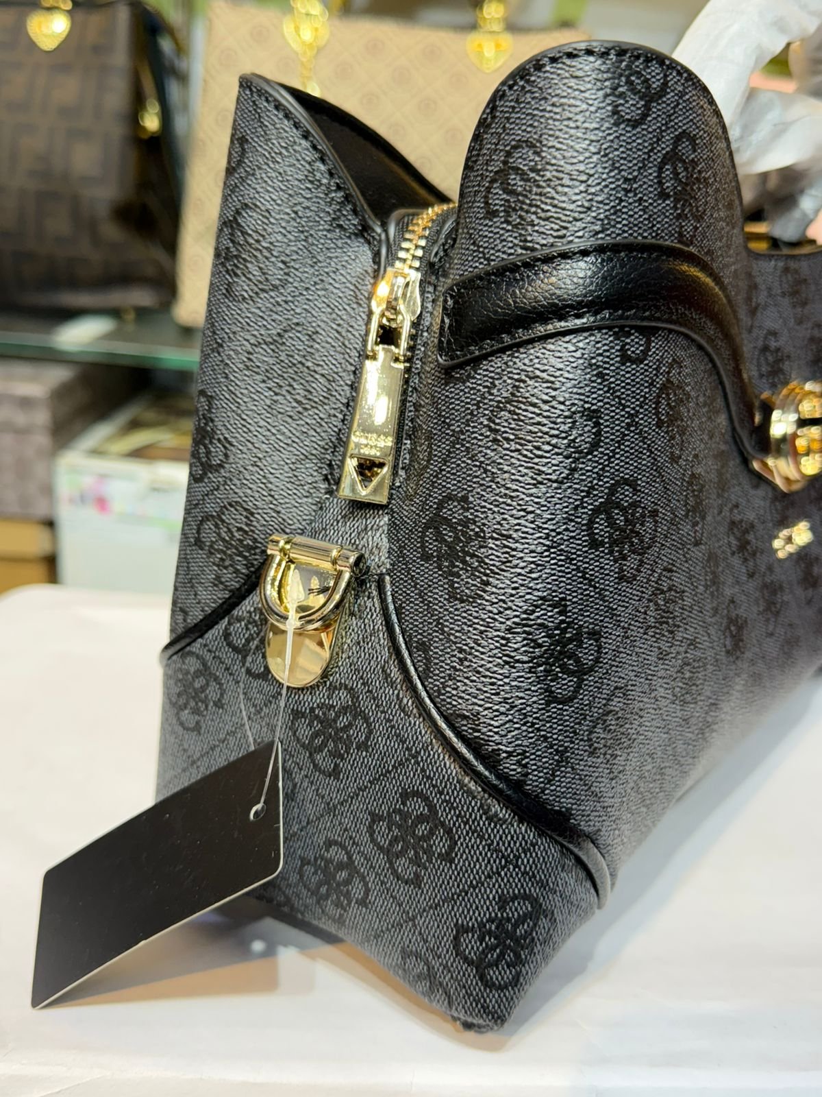 guess dea girlfriend satchel coal logo guess dea girlfriend satchel coal logo